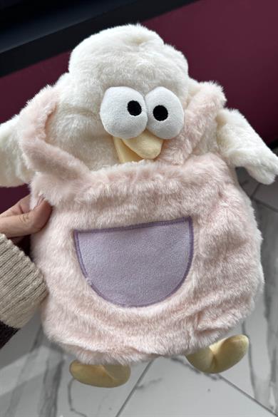 Karışık Renk Ördek Figürlü Peluş Sıcak Su Torbası