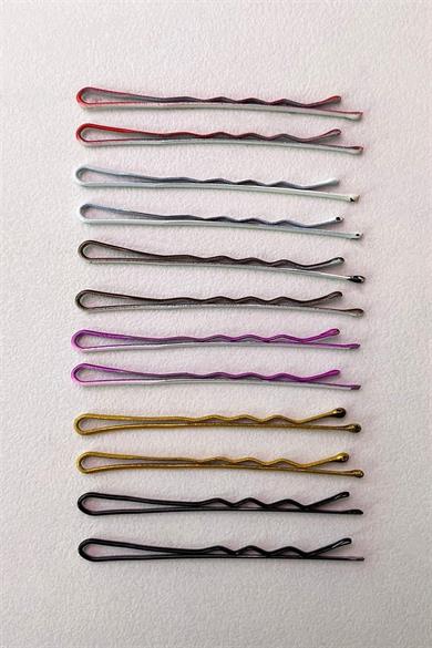 Karışık Renk Tel Toka Set