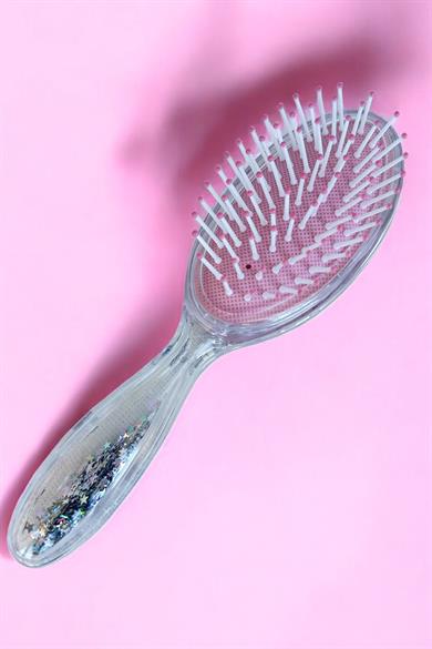 Karışık Renk Unicorn Figürlü Sim Detaylı Saç Fırçası/ Tarak