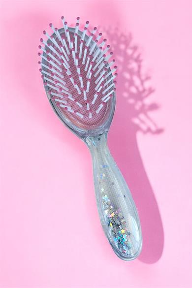 Karışık Renk Unicorn Figürlü Sim Detaylı Saç Fırçası/ Tarak