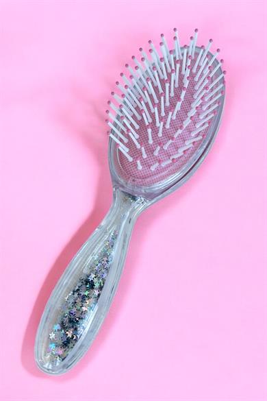 Karışık Renk Unicorn Figürlü Sim Detaylı Saç Fırçası/ Tarak