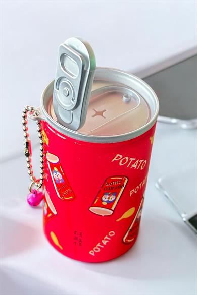 Kırmızı Renk Patates Figürlü Anahtarlık Detaylı Kutulu Islak Mendil