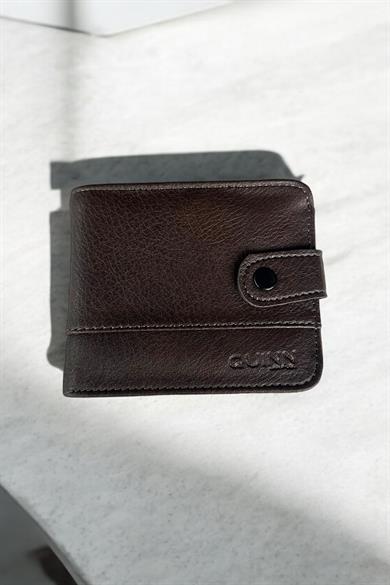 Koyu Kahve Renk Deri Erkek Cüzdan