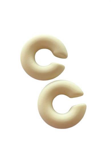 Krem Renk Ear Cuff Küpe (Çift)