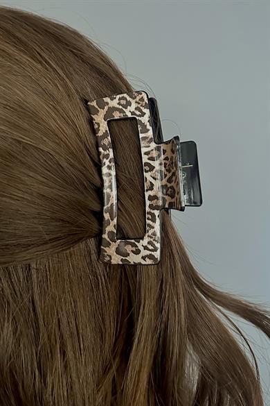 Leopar Desenli Mandal Toka