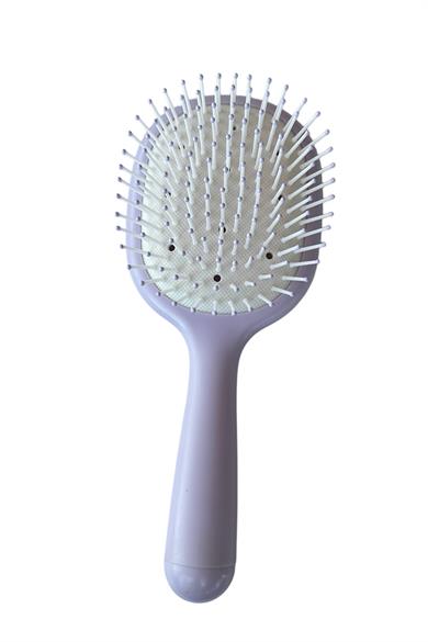 Lila Renk Canavar Figürlü Charm Takılabilir Saç Fırçası/Tarak