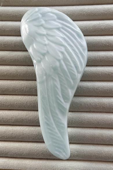 Mavi Renk Kanat Figürlü Saç Fırçası/ Tarak