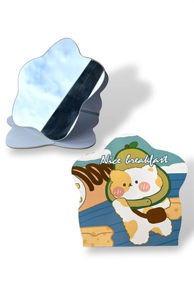 Mavi Renk Karışık Figürlü Masa Aynası