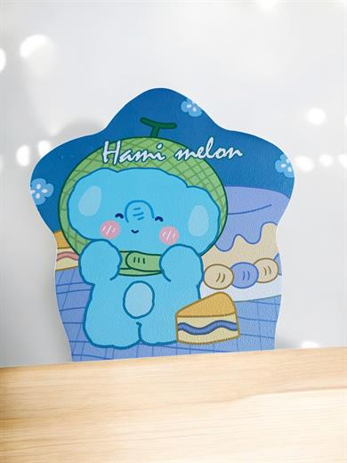 Mavi Renk Karışık Figürlü Masa Aynası