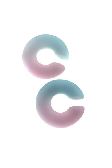 Mavi Ve Pembe Renk Ear Cuff Küpe (Çift)