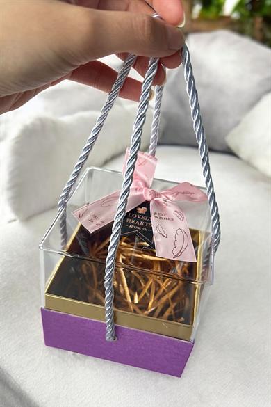 Mor Renk Hediye Kutusu