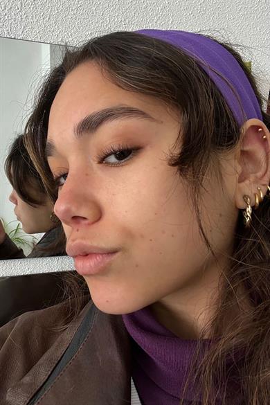 Mor Renk Orta Boy Saç Bandı