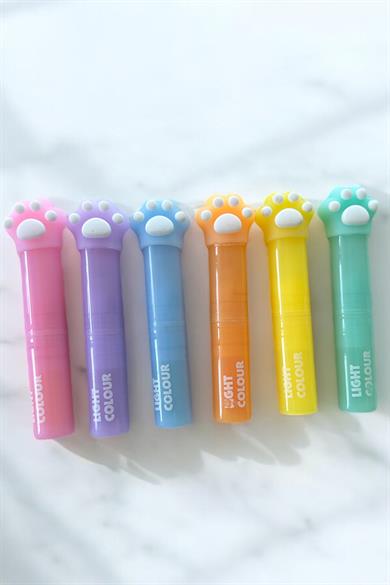 Pati Figürlü 6lı Fosforlu Kalem Set