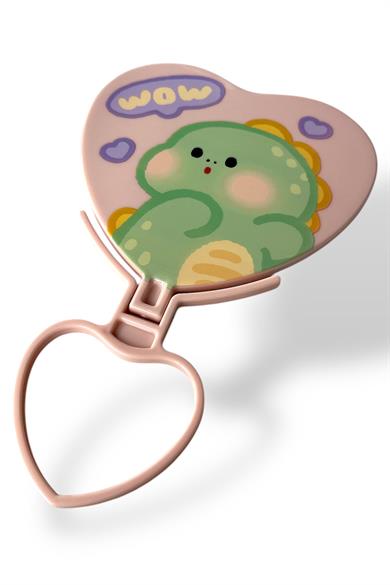 Pembe Dinazor Figürlü Masa Aynası