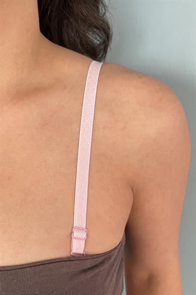 Pembe Renk Ayarlanabilir Sütyen Askısı