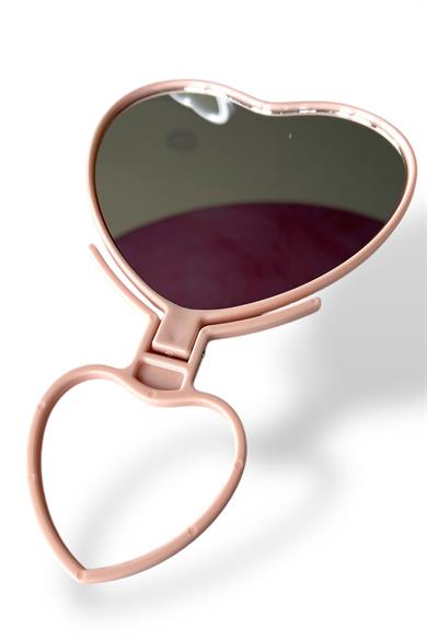 Pembe Renk Ayı Figürlü Masa Aynası