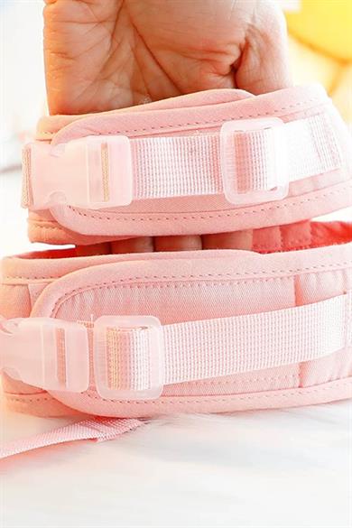 Pembe Renk Ayıcık Figürlü L Beden Göğüs Kedi/Köpek Tasma