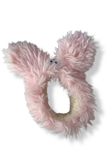Pembe Renk Canavar Figürlü Peluş Saç Bandı
