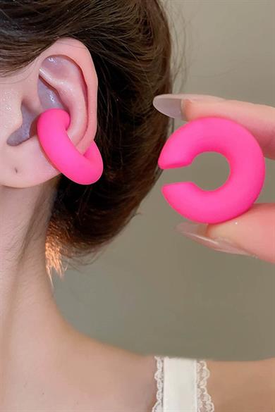 Pembe Renk Ear Cuff (Çift)