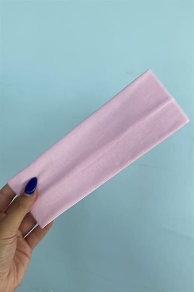 Pembe Renk Geniş Saç Bandı