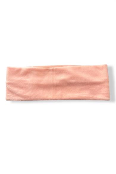 Pembe Renk Kadife Saç Bandı