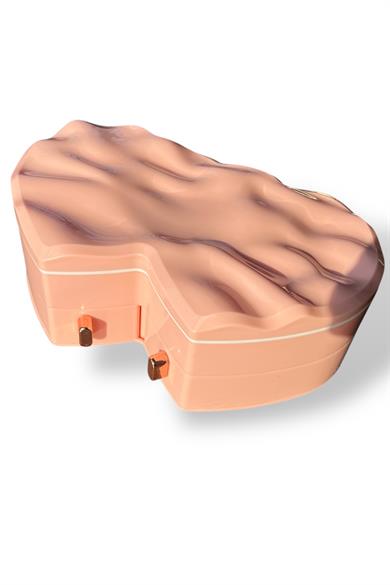 Pembe Renk Kalp Figürlü Aynalı Çekmeceli Takı Organizeri