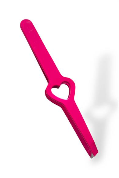 Pembe Renk Kalp Figürlü Cımbız