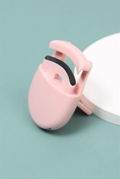 Pembe Renk Kirpik Kıvırıcı/ Kirpik Kıvırma Aparatı