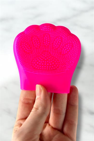 Pembe Renk Pati Figürlü Yüz Yıkama Aparatı