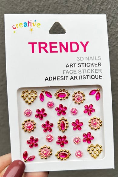 Pembe Renk Telefon Sticker/ Telefon Süsü