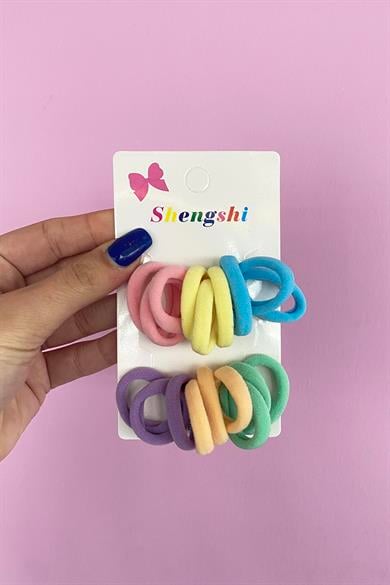 Renkli Havlu Toka Set