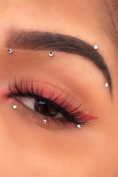 Saç Vücut Ve Yüz Taşı Sticker