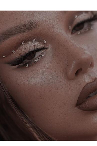 Saç Vücut Ve Yüz Taşı Sticker