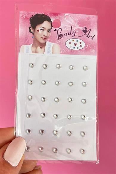 Saç Vücut Ve Yüz Taşı Sticker