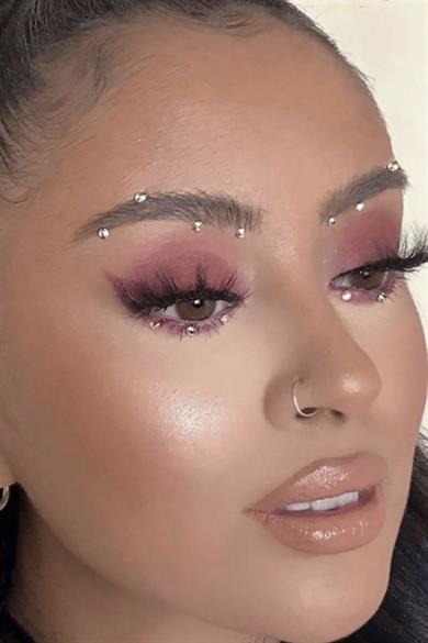 Saç Vücut Ve Yüz Taşı Sticker