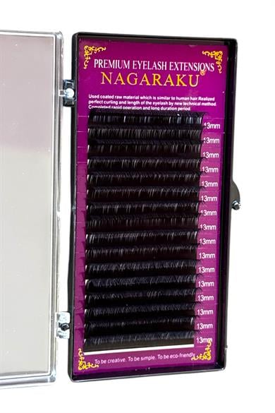 Saf İpek Kirpik 0.07 D Kıvrım 13 Mm