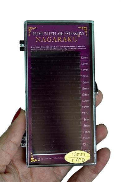 Saf İpek Kirpik 0.07 D Kıvrım 13 Mm