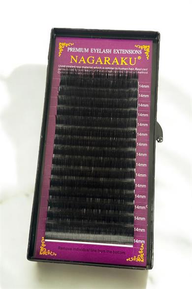 Saf İpek Kirpik 0.07 D Kıvrım 14 Mm