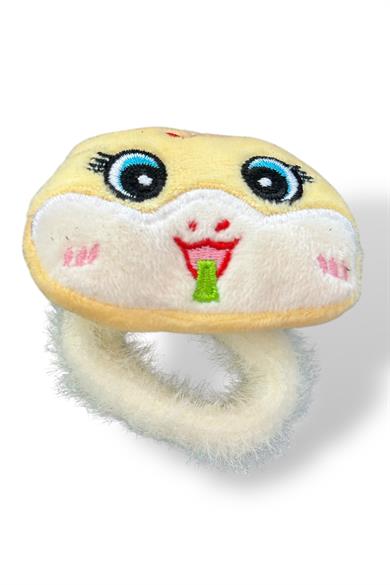 Sarı Renk Ayıcık Figürlü Peluş Simit Toka