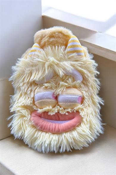 Sarı Renk Canavar Figürlü Peluş Sıcak Su Torbası