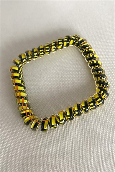 Sarı Renk Helezon Lastik Toka