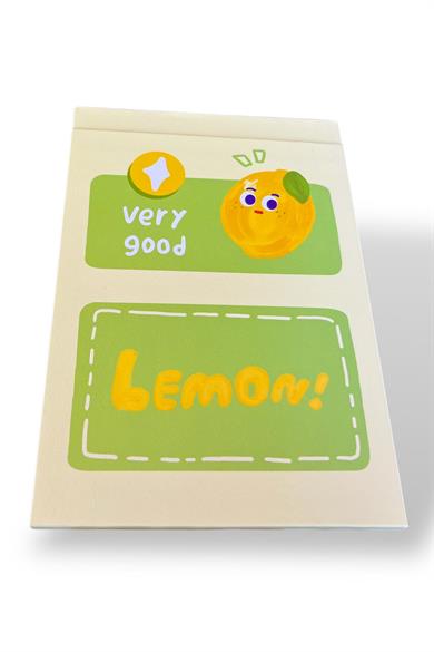 Sarı Renk Limon Figürlü Masa Aynası