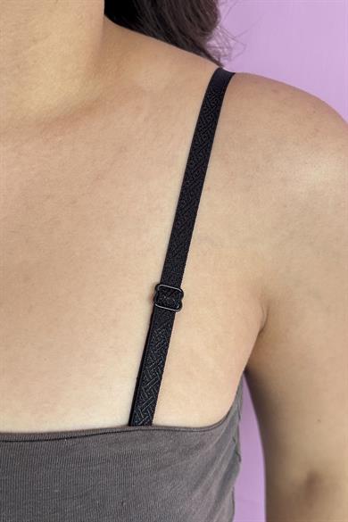 Siyah Renk Ayarlanabilir Sütyen Askısı