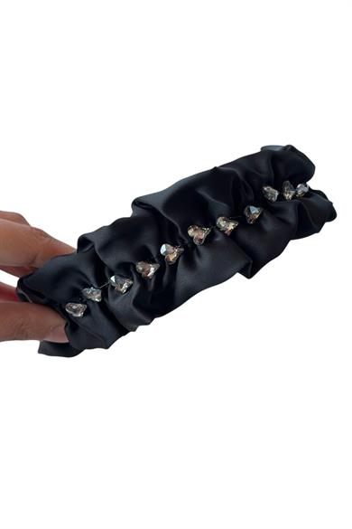 Siyah Renk Taş Detaylı Taç