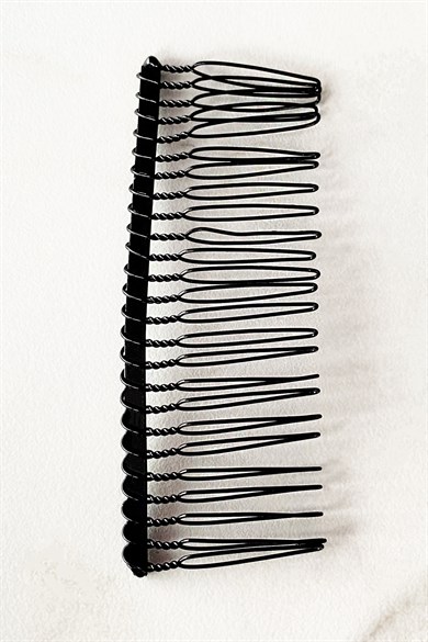 Siyah Renk Tel Tarak Toka