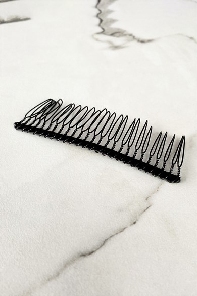 Siyah Renk Tel Tarak Toka