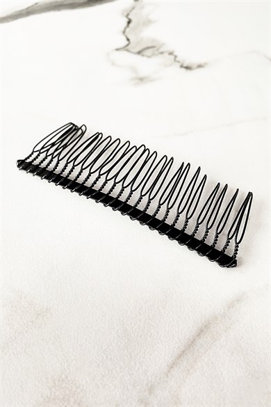 Siyah Renk Tel Tarak Toka