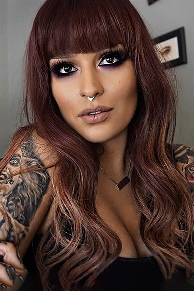 Takma Kahkül - Koyu Kızıl - 99#