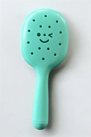 Turkuaz Renk Charm Takılabilen Saç Tarama Fırçası/ Tarak