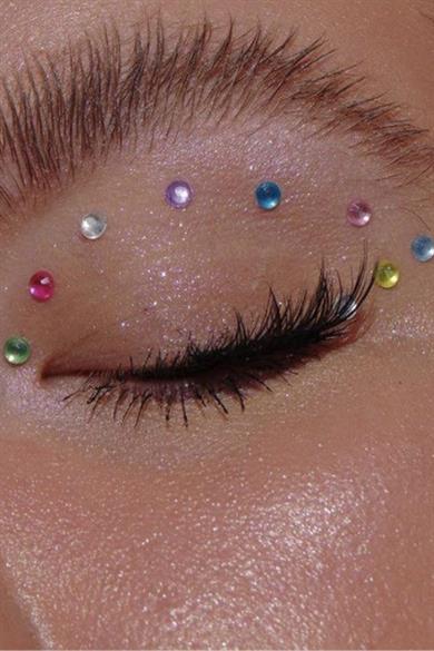 Vücut Ve Yüz Taşı/ Karışık Renk Sticker